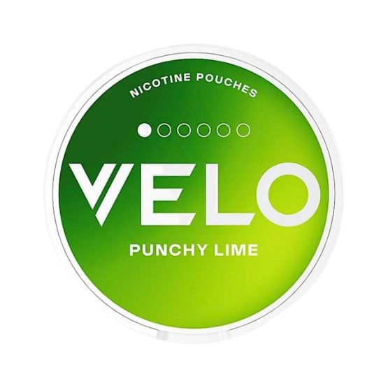 velo punchy lime mini - 6 mg nicotine pouches