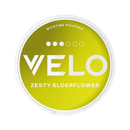 velo zesty elderflower - 10 mg nicotine pouches