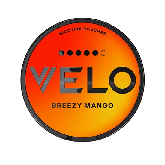 velo breezy mango (strong) - 14 mg nicotine pouches