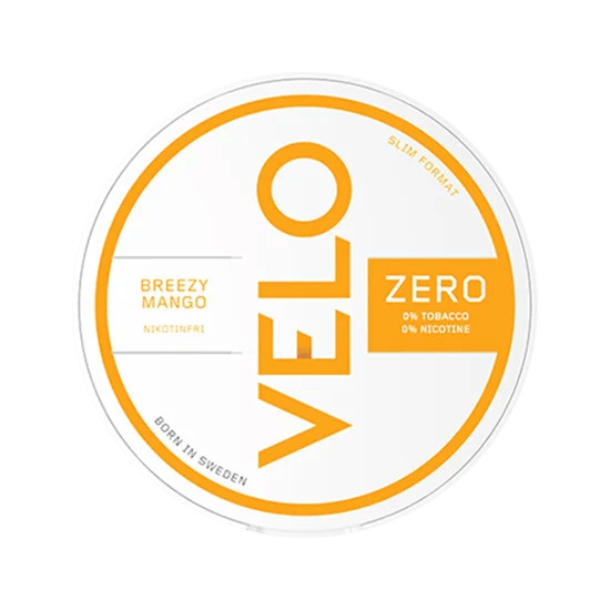 velo breezy mango zero nicotine pouches