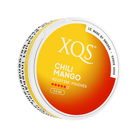 xqs chili mango - 9.6mg (xstrong) nicotine pouches